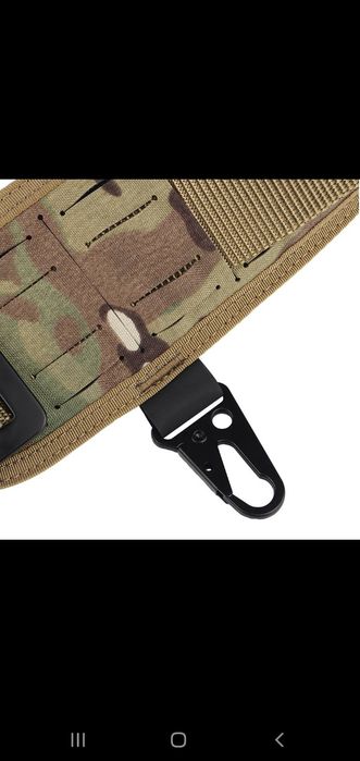 Ремінь розвантажувальний поясний з системою Molle + карабіни