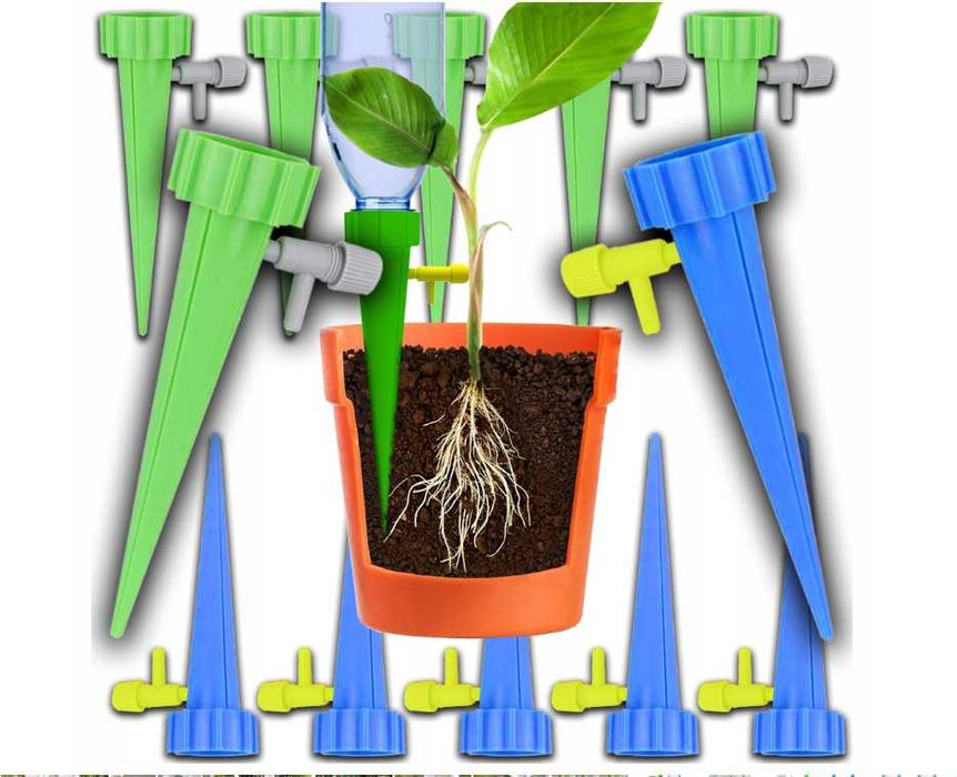 zestaw 14 nawadniaczy do kwiatów / roślin