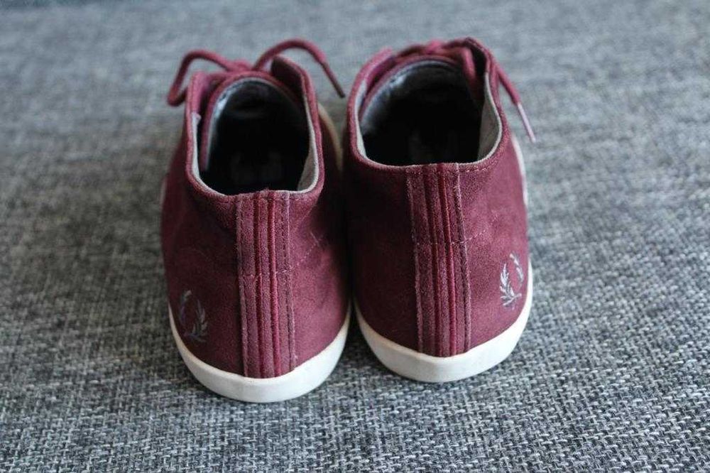 Низькі ботинки Fred Perry Byron Suede Оригінал Нат замша 42р