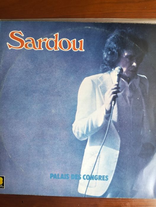 Disco de vinil LP duplo Michel Sardou