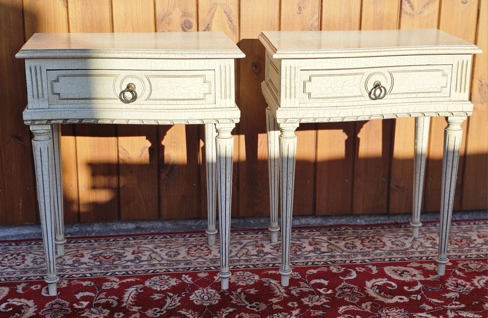 Komódka szafka stolik nocny secesja  Ludwik 2 szt #1247 Sty