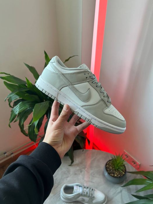 Nike SB Dunk Low White Grey, Найк Данк сірий колір