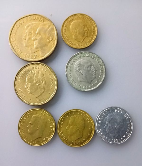 Moedas de Espanha. Todas 10€.