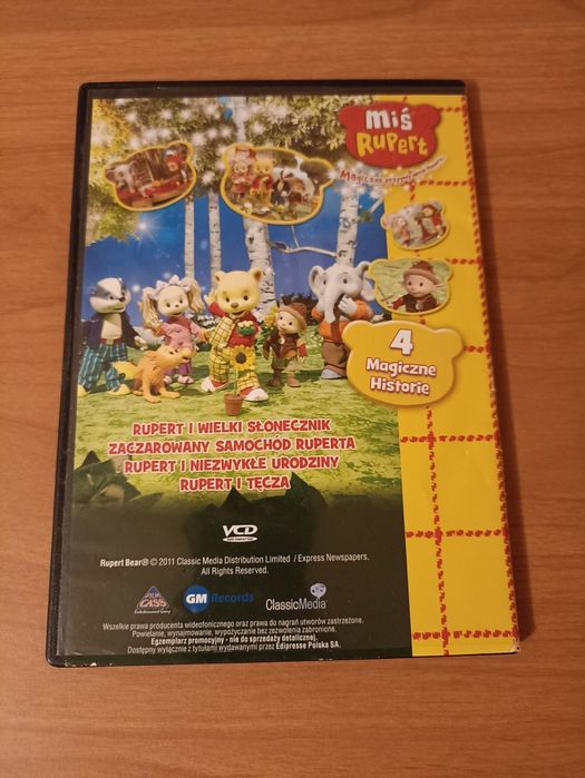 Bajka DVD "Miś Rupert - Rupert i Wielki słonecznik"