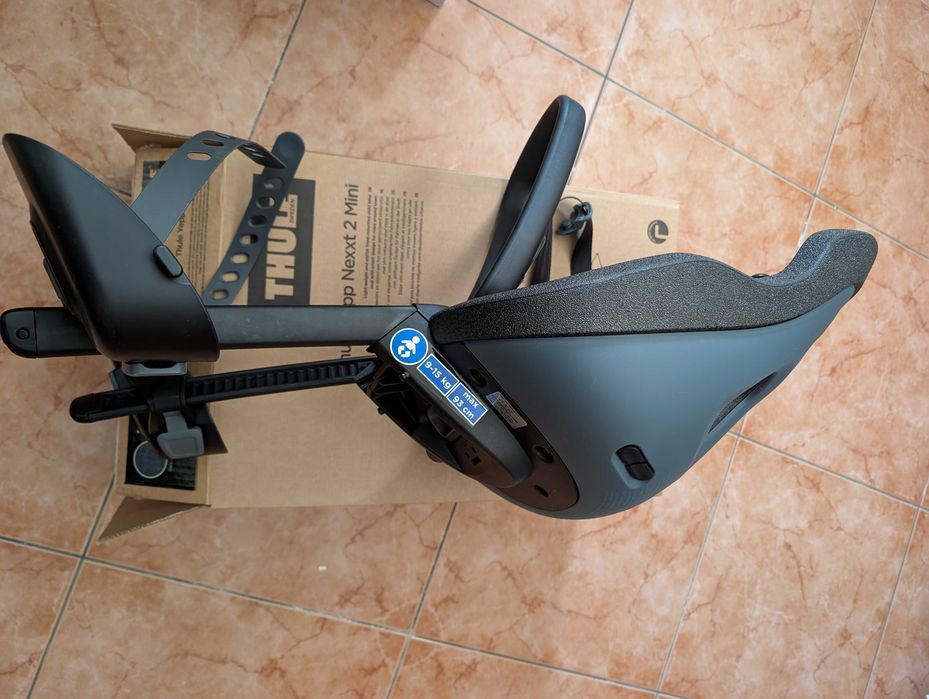 Cadeira de bebé para bicicleta com montagem à frente