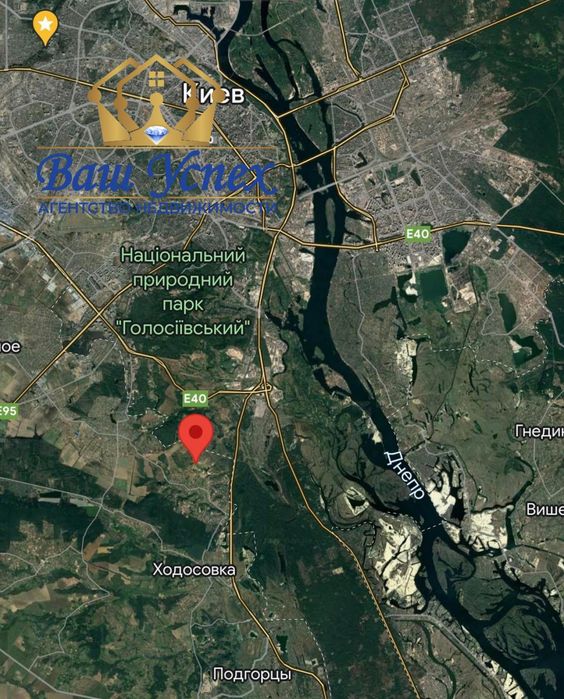 Продажа  Земли под строительство.село Лесники. Голф Клуб