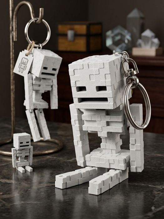 Брелок Minecraft — Скелет