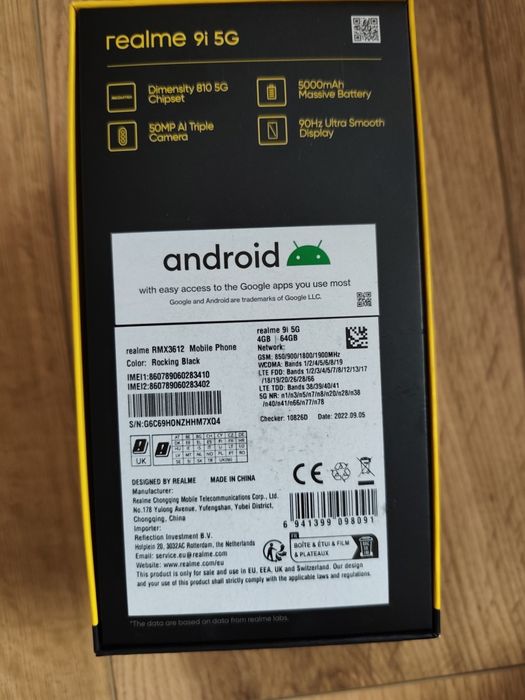 Smartfon realme 9i 5G