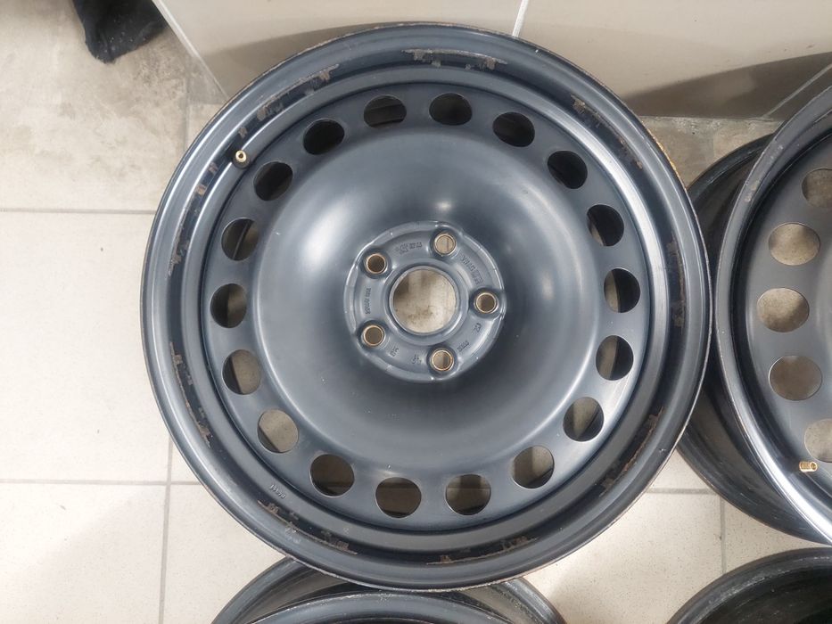 Оригінальні металеві стальні диски Volkswagen Skoda Audi Seat R17 5×112