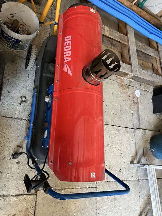 Nagrzewnica dedra z kominem 30kW