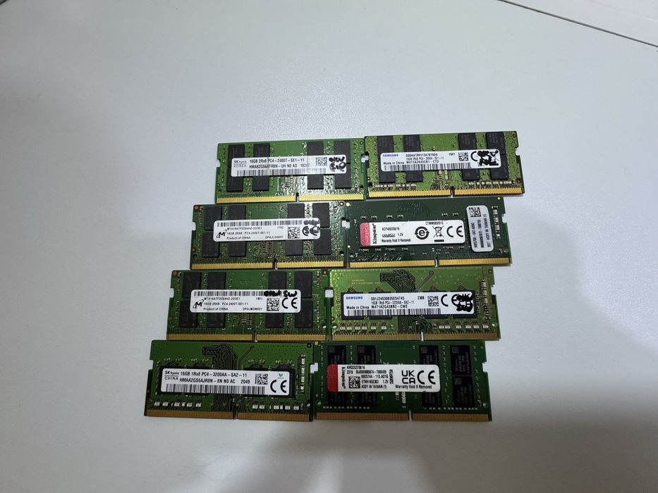 Оперативна пам'ять 16GB DDR4 2400/2666/3200MHz Sodimm