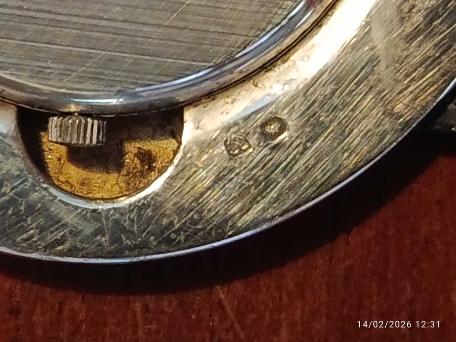 Relógio Jóia Prata Portuguesa Contrastada 925 4,4 cm