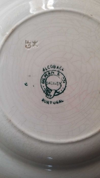 Prato loiça Fábrica de Sacavém Gilman