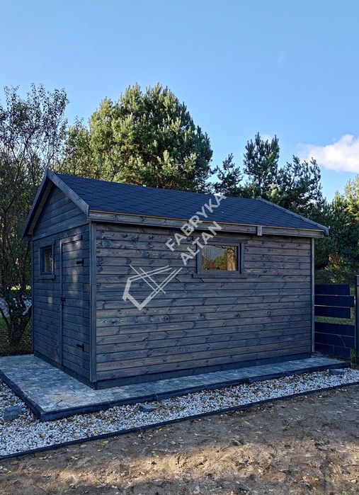 Domek narzędziowy, 3x4, drewniany, domki, szkieletowy, IVORY