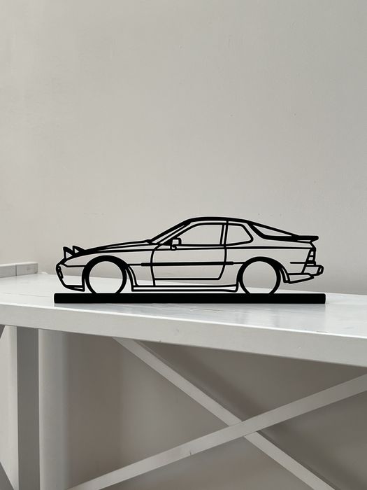 Металеві силуети Porsche, статуетка