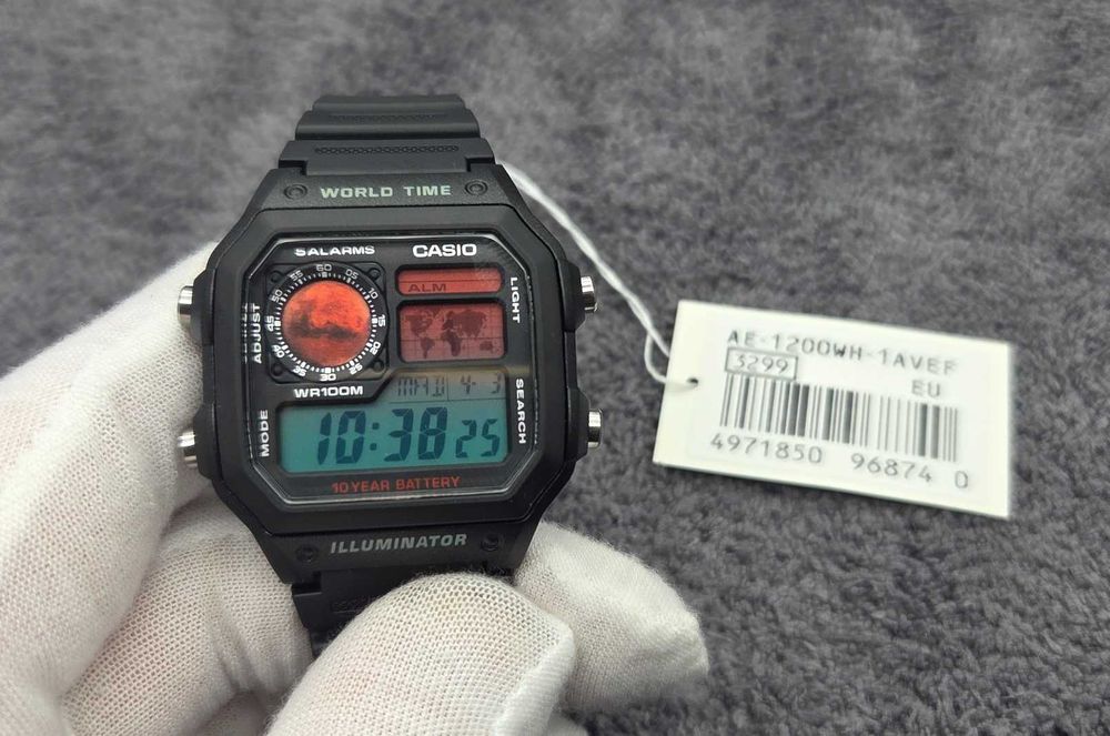 Casio Royale MARS MOD AE-1200WH – Nowy Unikatowy Zegarek