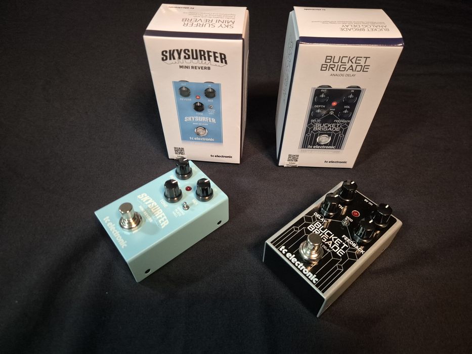 TC Electronic Skysurfer Reverb e Bucket Brigade Delay