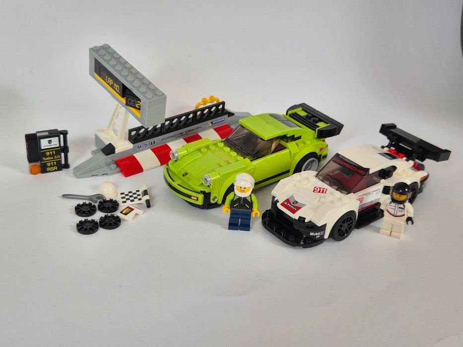 Lego SPEED CHAMPIONS 75888 Porsche 911 RSR + 911 Turbo - 2018 - 2 figurki