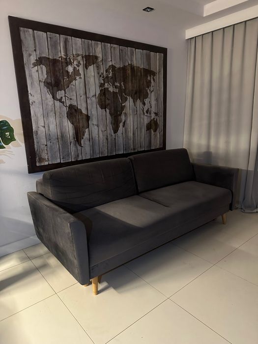 Transport Dowoz sofa kanapa wersalka lozko szara skandynawska