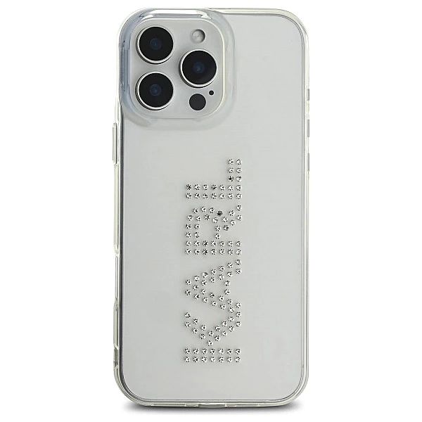 Etui Karl Lagerfeld IML Rhinestones Logo na iPhone 16 Pro Max 6.9" - p
