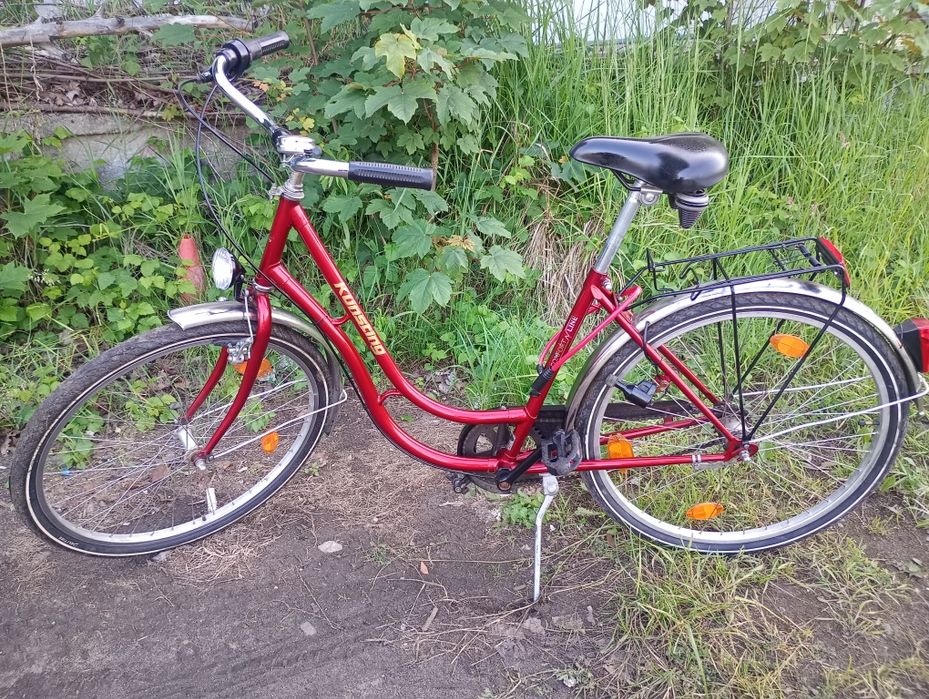 Rower damka Kunsting z biegami. Solidny Niemiecki. Gotowy do jazdy.