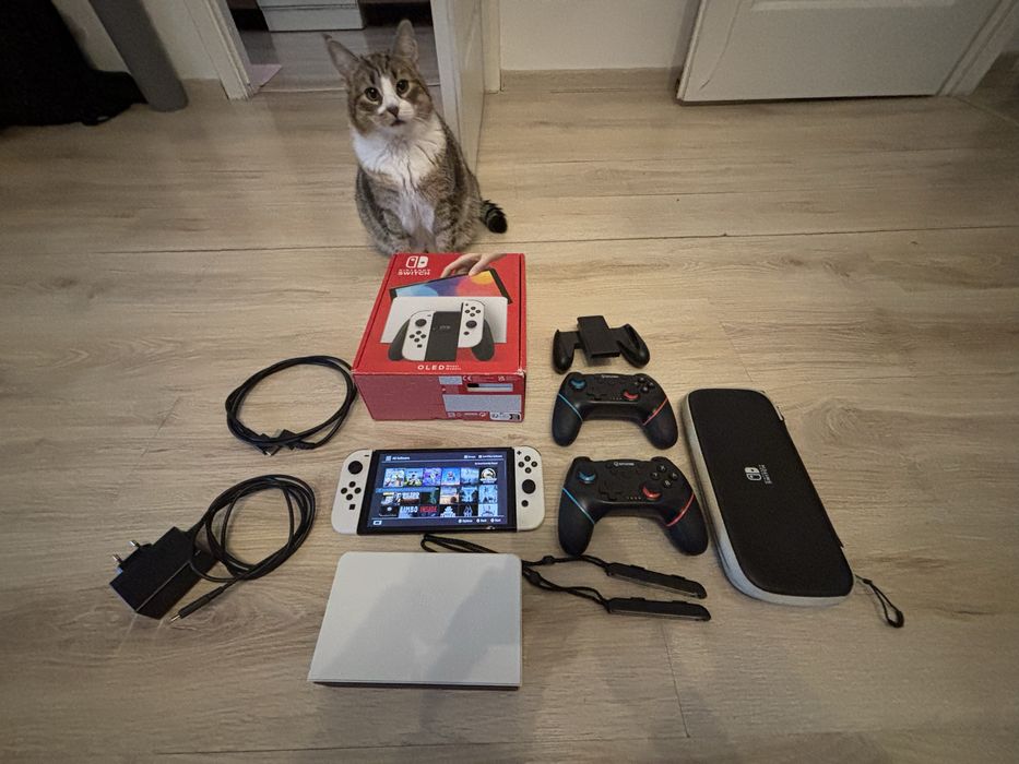 Nintendo Switch OLED 20+ Gier, 512GB SD