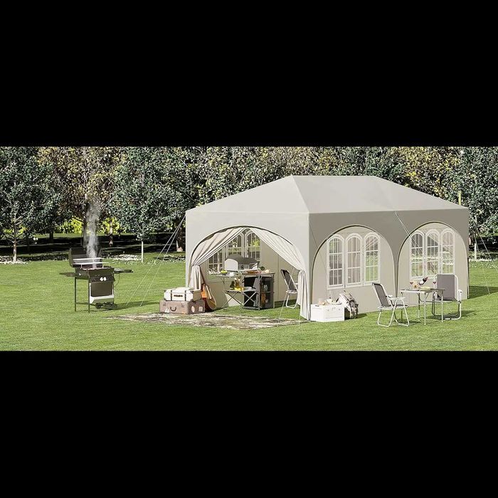 D57-Tenda 3 x 6 m dobrável e resistente montagem rápida