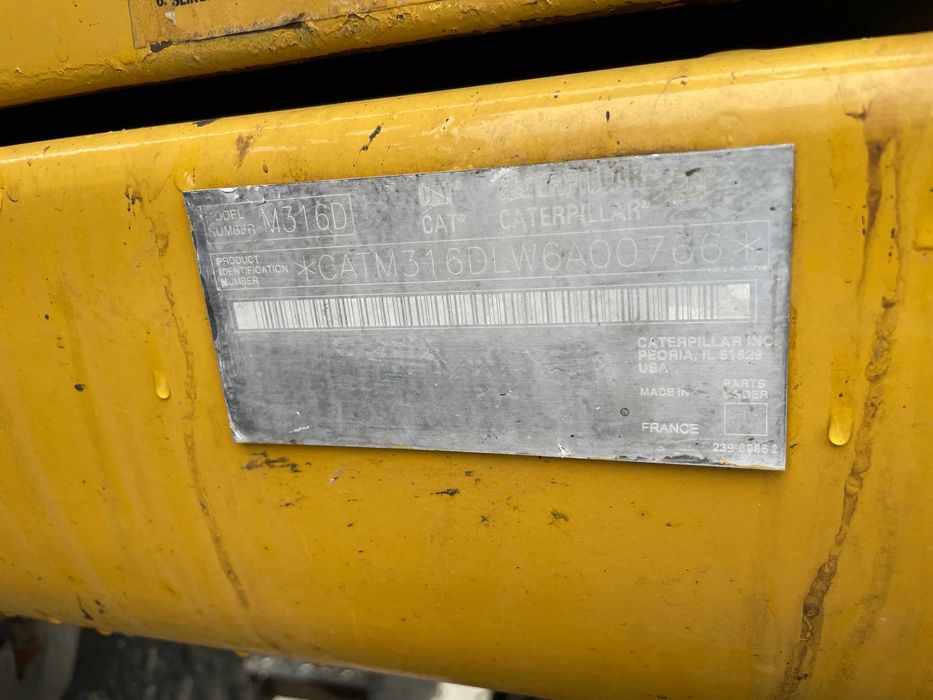 Koparka kołowa  CAT M316D z 2008r