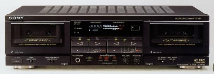 Deck de Cassetes Sony TC-WR810