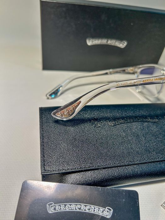 Окуляри Chrome Hearts білі