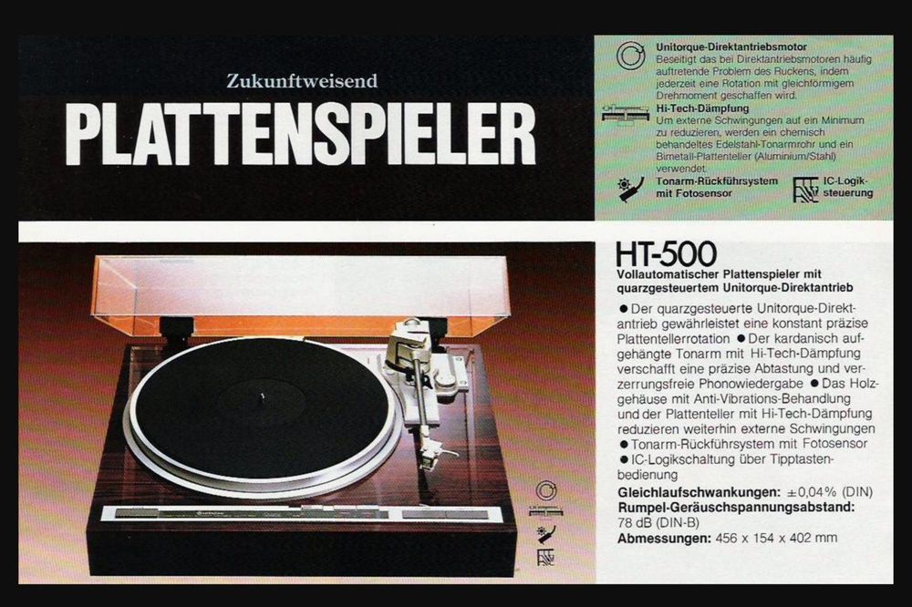 Gramofon Hitachi HT-500 Idealny stan oryginał