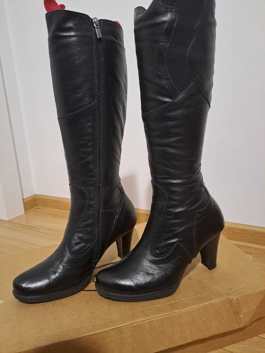 Kozaki skórzane 39 wkładka 25cm