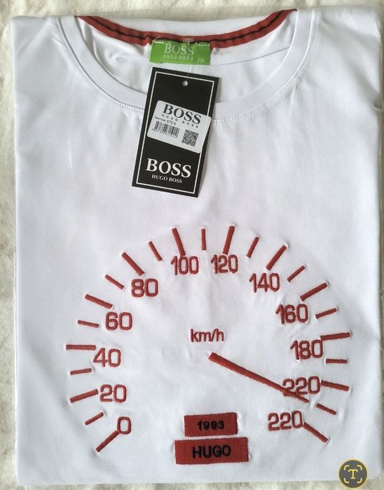 Męskie koszulki z wyszywanym logo Hugo Nike XXL