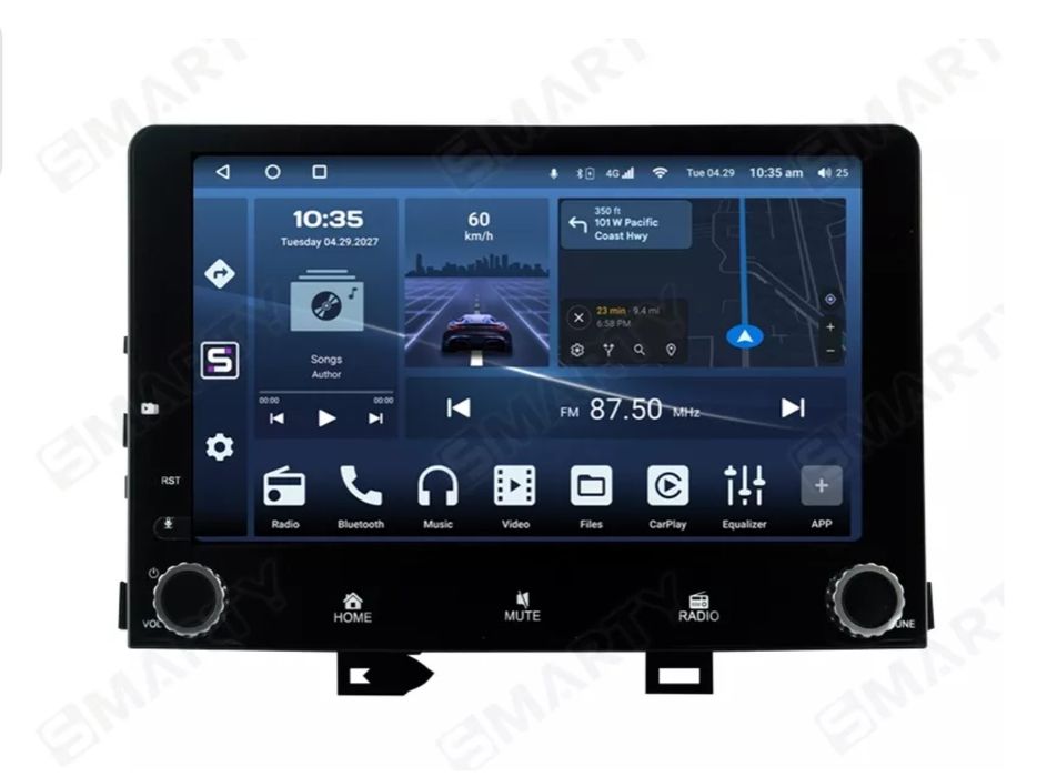 Rádio Android Kia Rio 3 YB (2016 a 2020) 2/32GB CarPlay e Android Auto