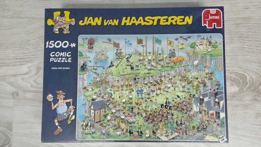 Puzzles 1500 e 2000 peças - Veneza, Amesterdão e Comic Puzzle