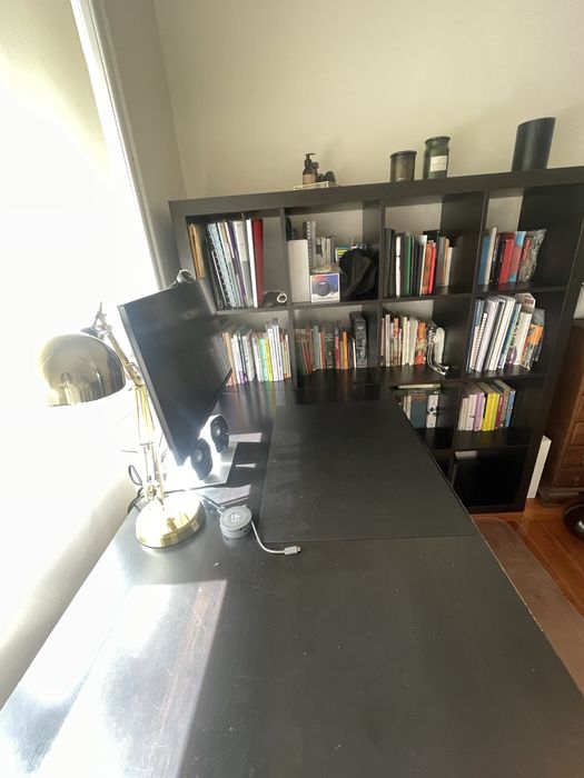 IKEA KALLAX shelving & desk Estanteria /escritorio
