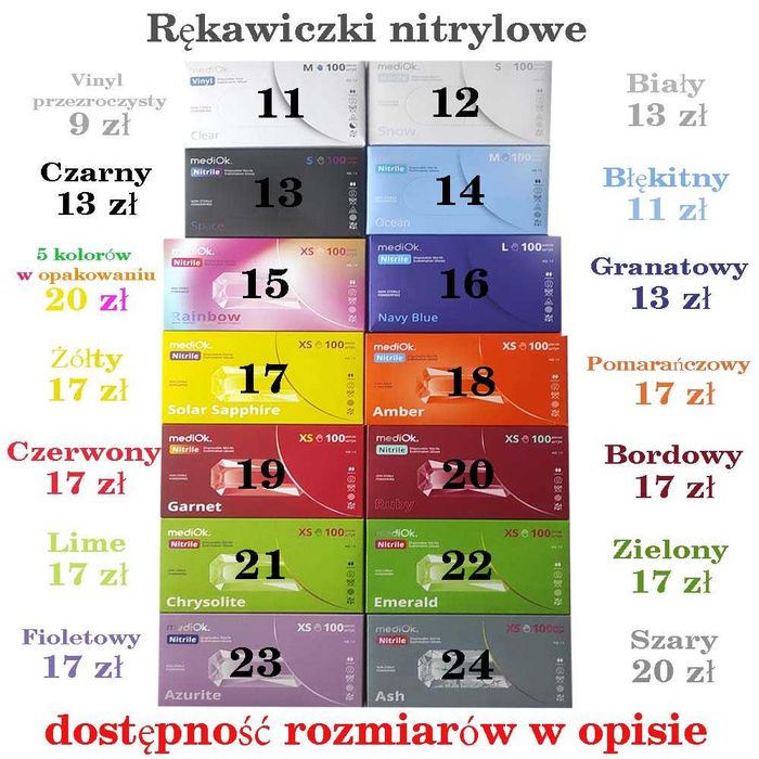 Rękawiczki nitrylowe