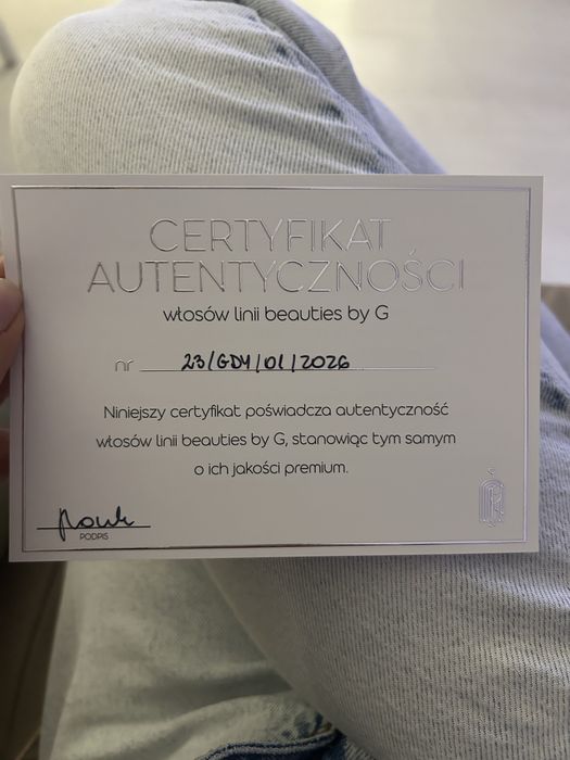 Włosy naturalne blond 100g premium