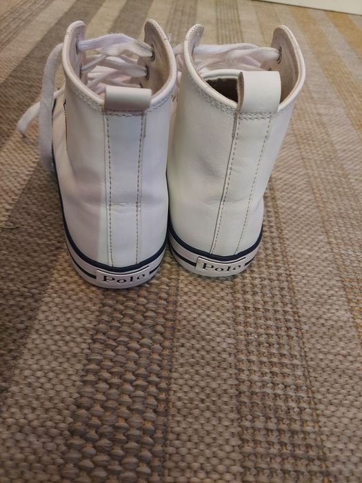Trampki białe wysokie marki Polo Ralph Lauren roz. 39