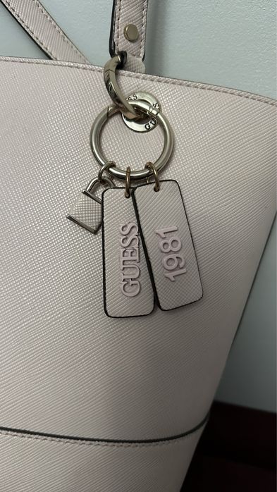 Torba GUESS pudrowy róż