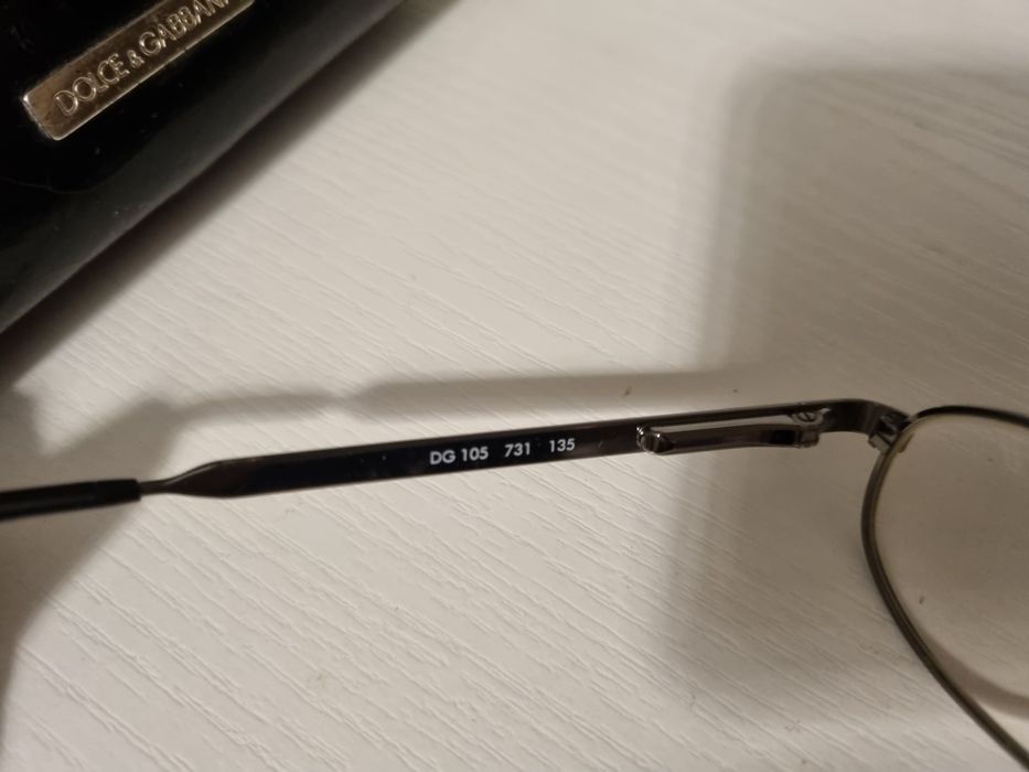 Dolce&gabbana okulary oprawki futerał vintage