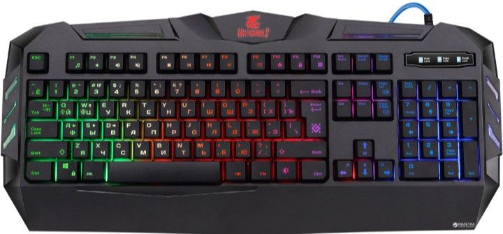 Клавиатура проводная Defender Werewolf GK-120DL USB