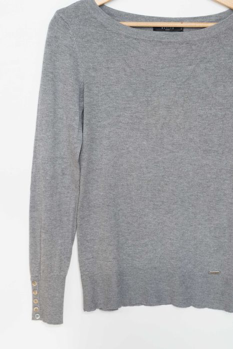 szary sweter basic Mohito, rozmiar S