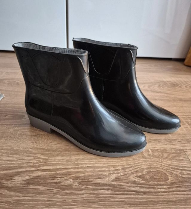 Czarne gumiaki damskie, Zetpol,r.37