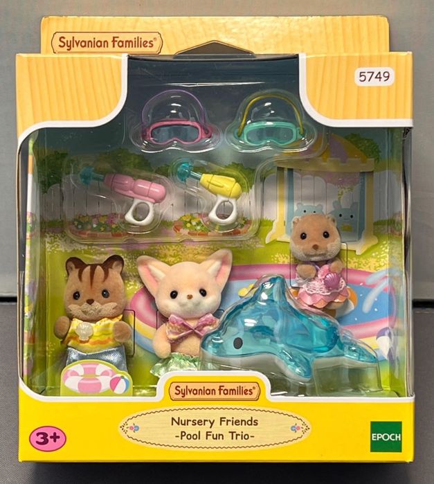 Ігровий набір Sylvanian Families Малюки розваги у басейні (5749) Малыши развлечения в бассейне 5749