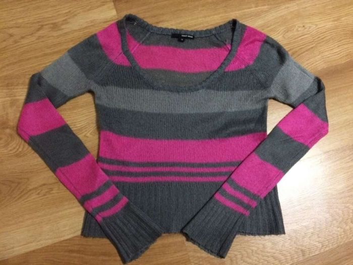 Sweterek w paski tally weijl xs