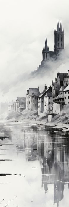 Plakat 30,5x91,5cm Mglisty Refleks