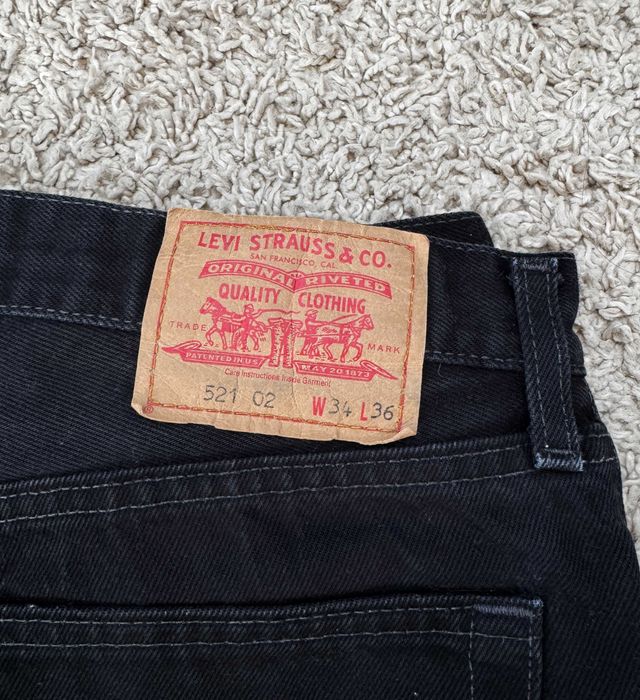 Чорні джинси Levi's чоловічі, W34, L36