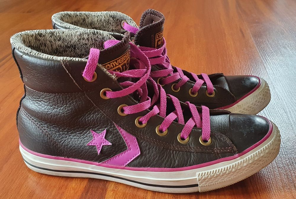 Converse trampki, buty skórzane r.39,5