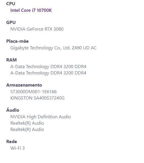 PC Gamer pouco usado de ultima geração